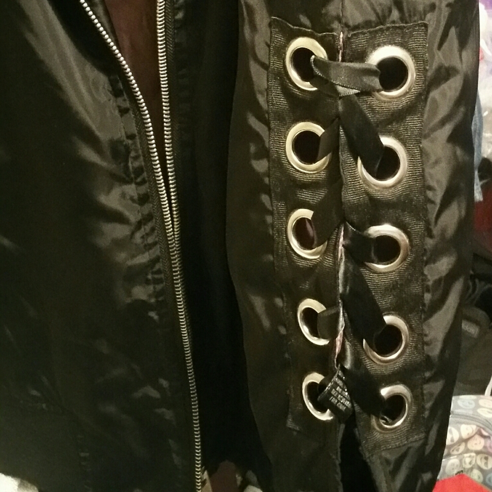 Rue 21 black coat - Picture 3 of 5